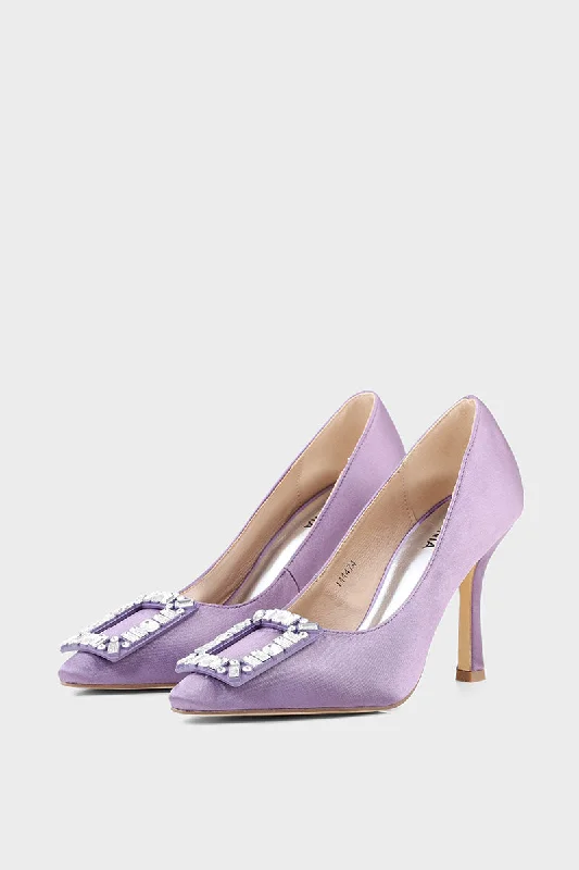 Formal Court Shoes I44474-Lavendar