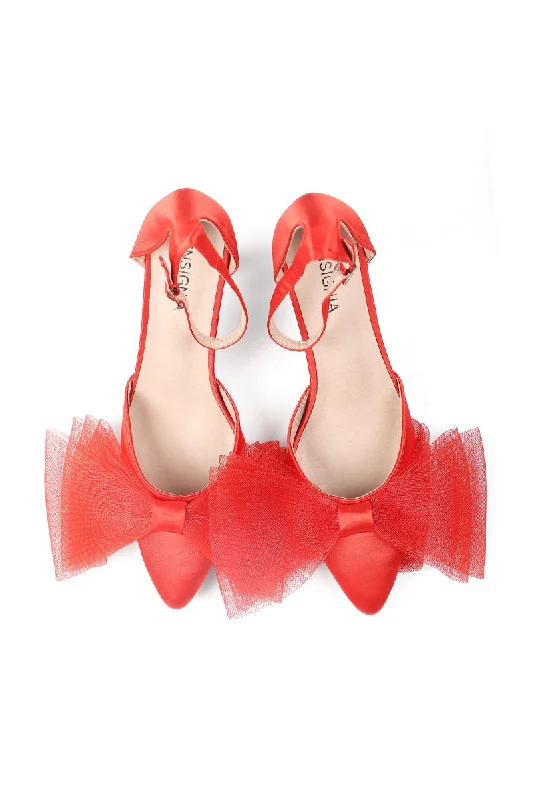 Formal Court Shoes I47209-Red