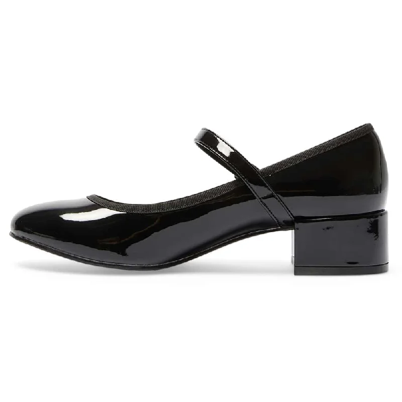 Juliet Heel in Black Patent