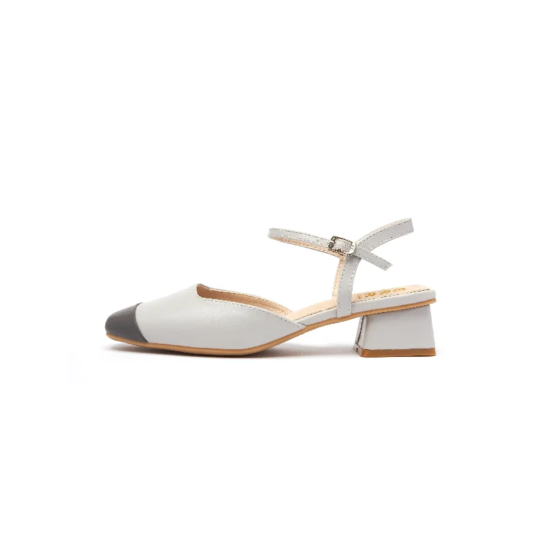 Karla Cap Toe Sandals - Mid Grey ( MGY )