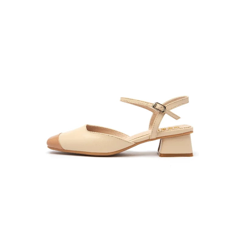 Karla Cap Toe Sandals - Nude ( BEIN )