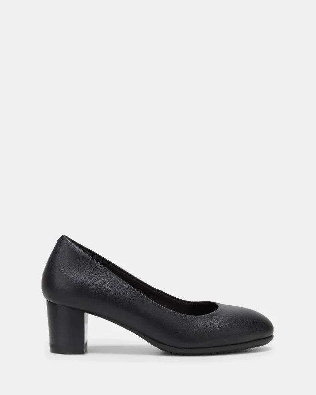 The Block Heel Black