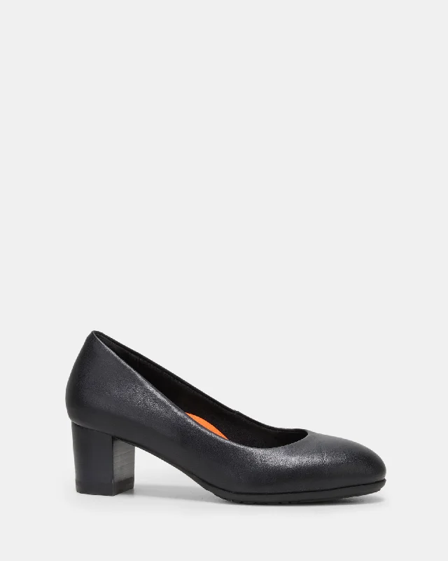 The Block Heel Black