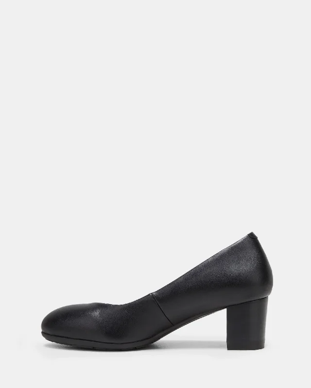 The Block Heel Black