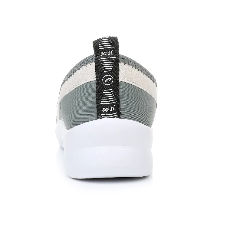 Easy Glide Sneakers - Green & White (S005035)