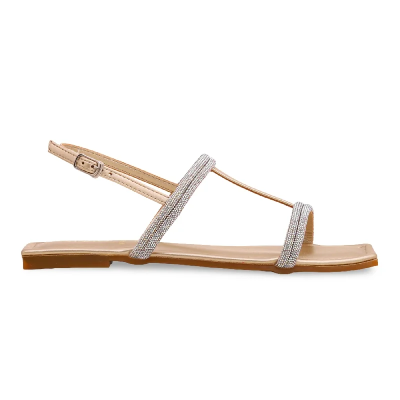 Golden Fancy Sandal FN5838