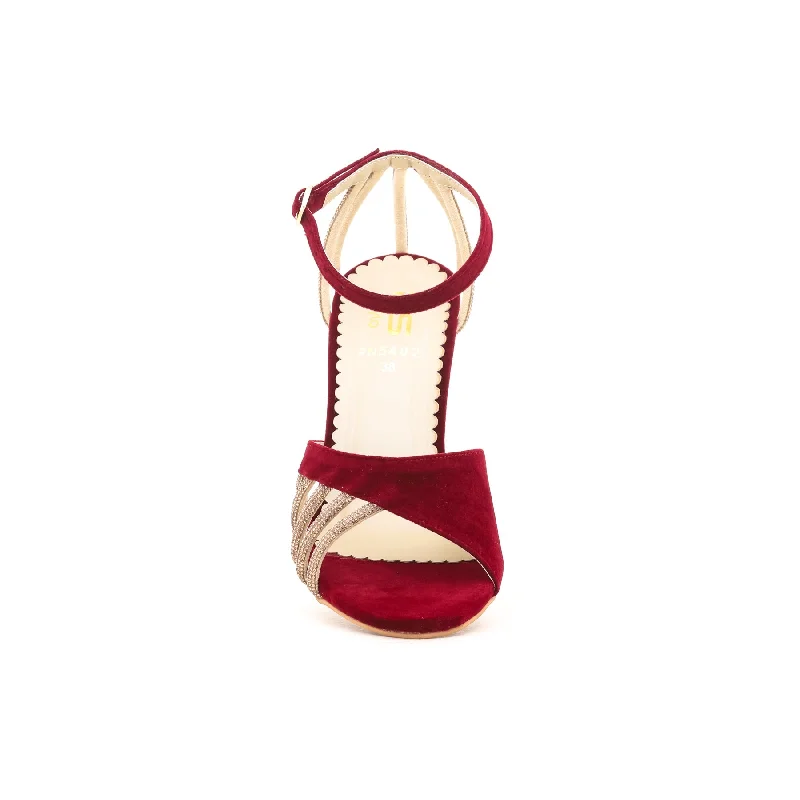 maroon-fancy-sandal-fn5402