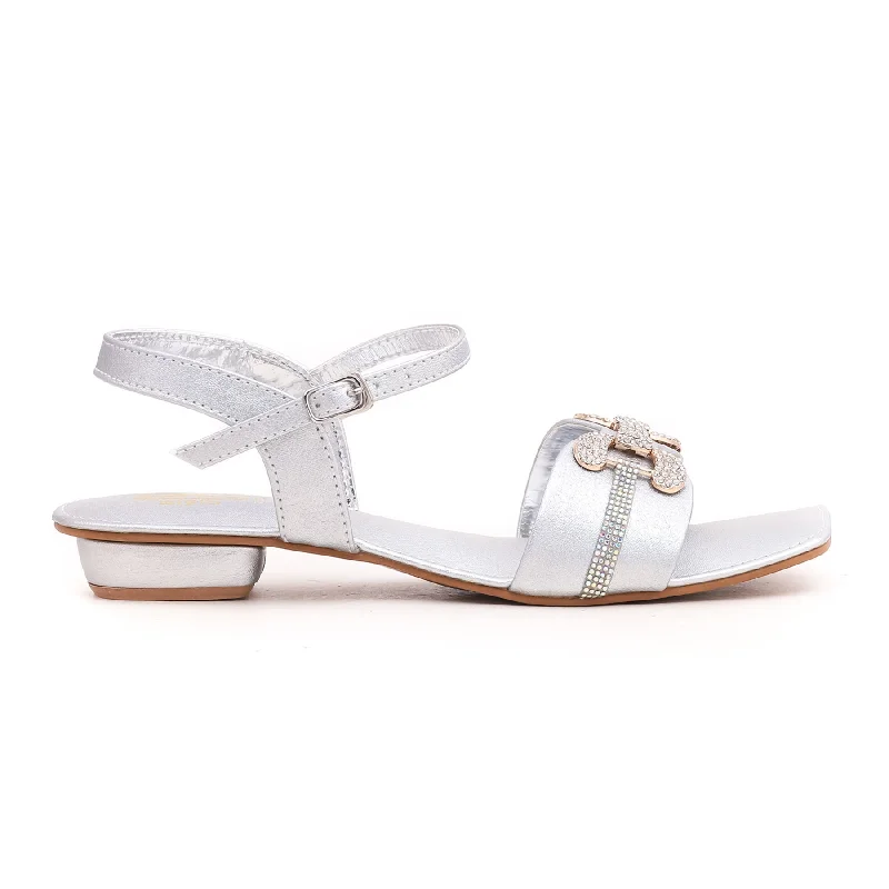 Silver Fancy Sandal FN5708