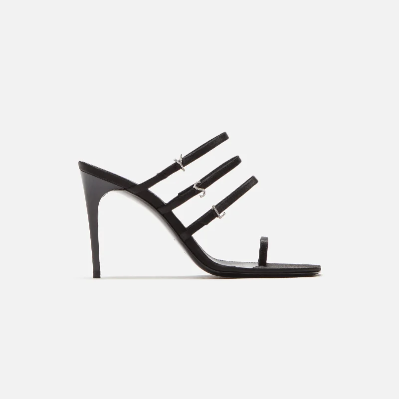 Saint Laurent Free 95 Luz Sandal - Nero