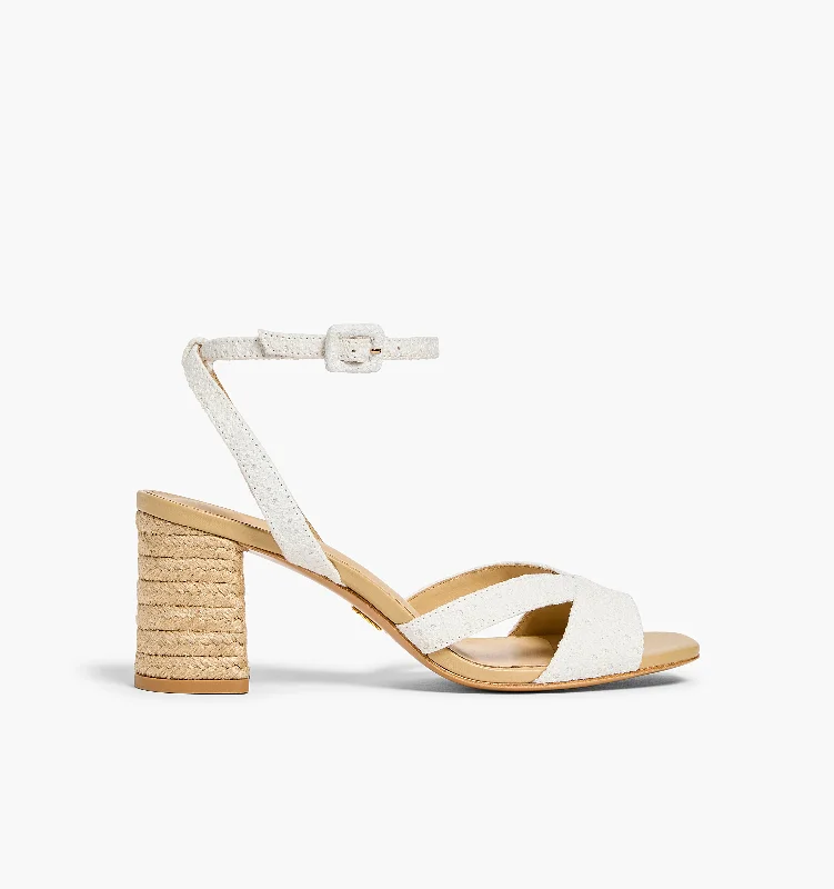 The Lafayette Sandal - White Eyelet