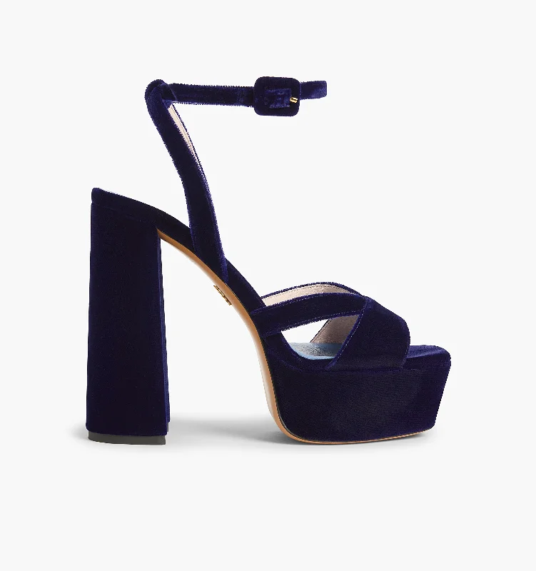 The Party Platform - Midnight Navy Velvet